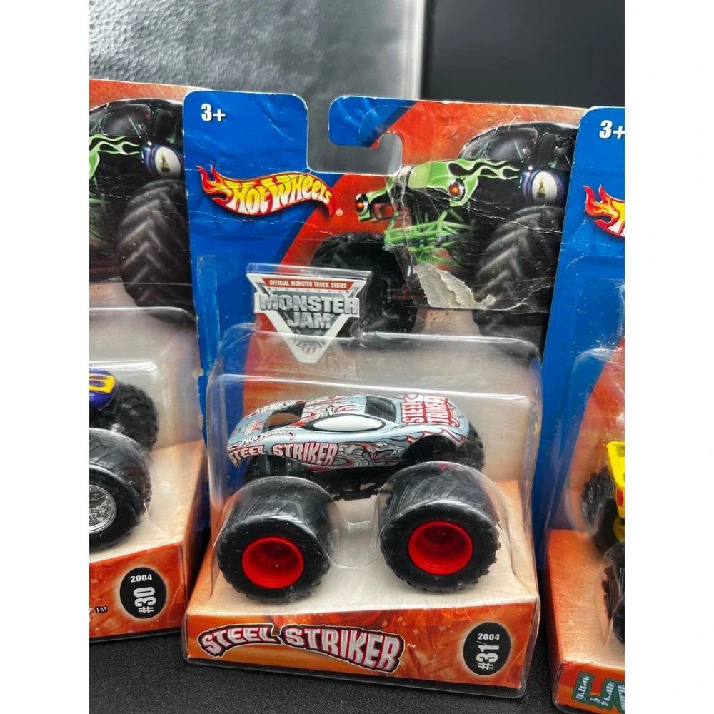Hot Wheels Monster Jam 2004 Lot of 6 1:64 Die-Cast Trucks Pony Express Backdraft